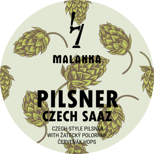 Czech-Style Pilsner with Žatecký poloraný červeňák hops