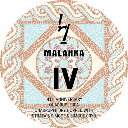 4th anniversary quadruple ipa quadruple dry hopped with strata & simcoe & simcoe cryo