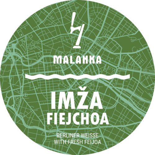 Berliner Weisse with fresh Feijoa