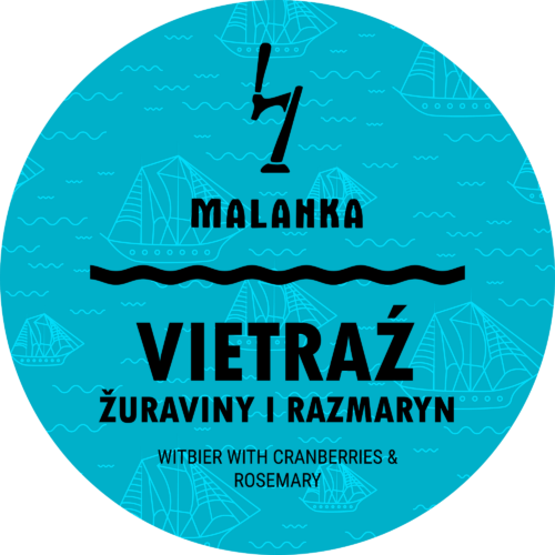 Witbier with cranberries & rosemary