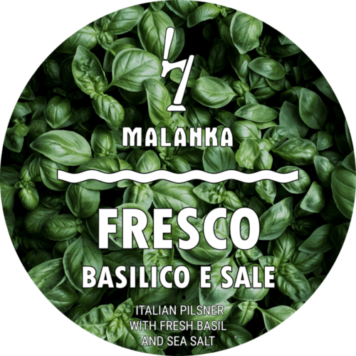 Italian Pilsner with Basil and Sea Salt