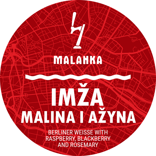 Berliner Weisse with Raspberry, Blackberry and Rosemary