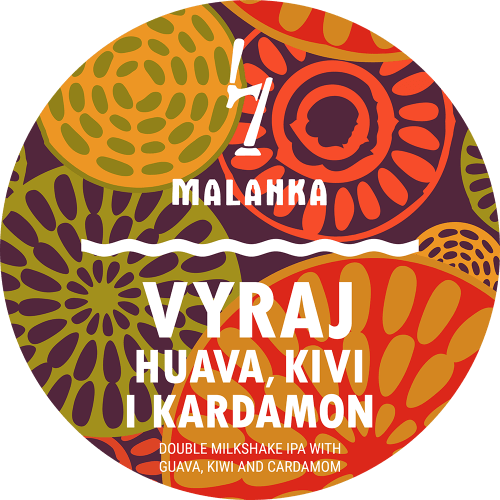 Double Milkshake IPA with Guava, Kiwi and Cardamom