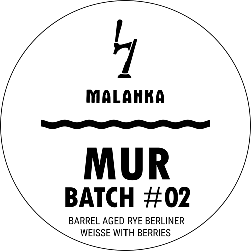 Barrel Aged Rye Berliner Weisse with Berries