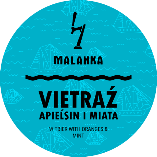 Witbier with orange & mint