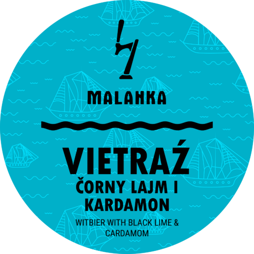 Witbier with black lime & cardamom