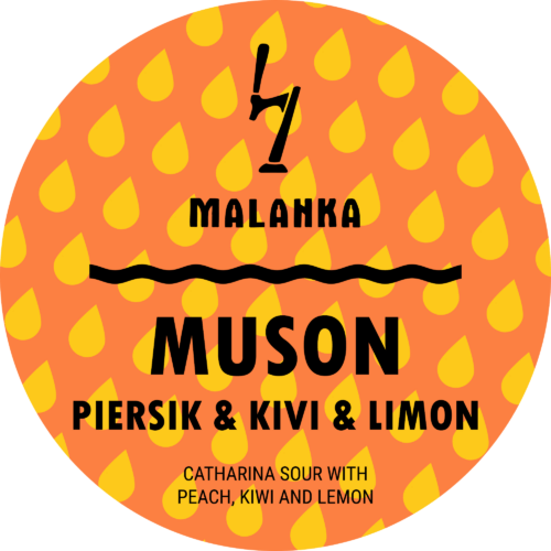 Catharina Sour with Peach, Kiwi and Lemon