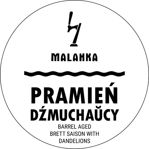 BARREL AGED SAISON WITH DANDELIONS