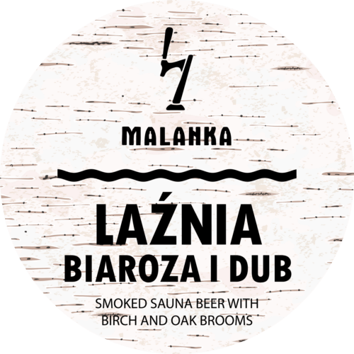 SMOKED SAUNA BEER WITH BIRCH AND OAK BROOMS