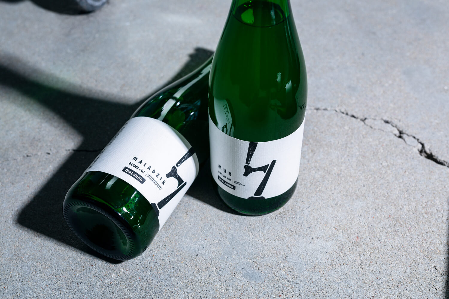 Malanka beer in bottles